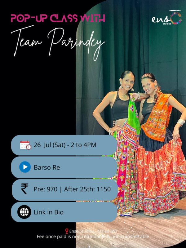 POP-UP CLASS WITH TEAM PARINDEY