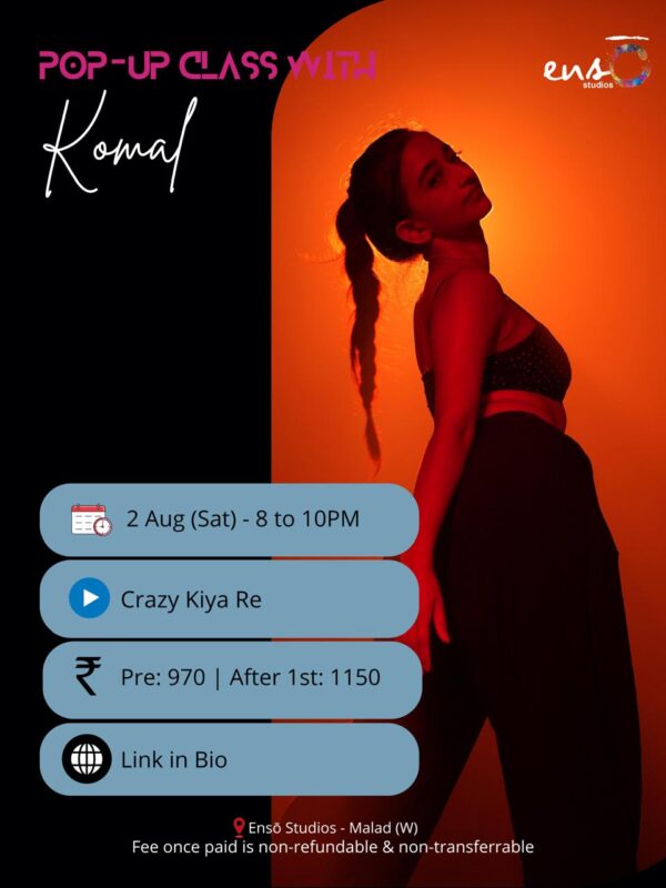 POP-UP CLASS WITH KOMAL